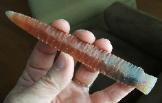 Paleo-Indian Scottsbluff Style Lance Point of Brazilian Agate -- 2005 A.D.
